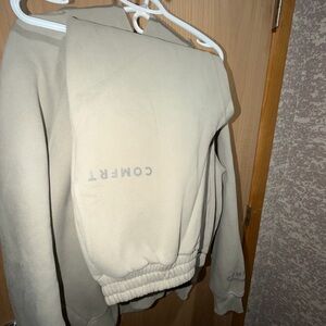 Beige Women's Sweatshirt